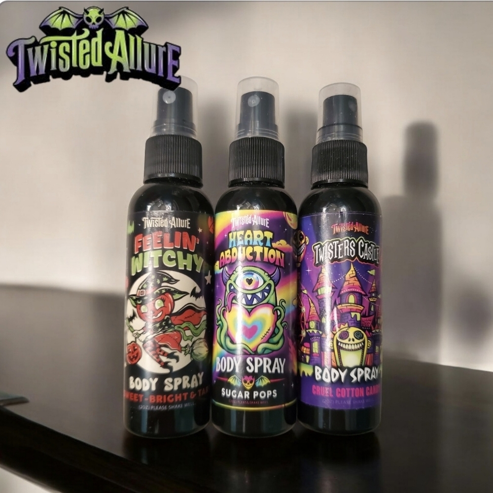 Twisted Allure Limited Edition Sugar Pops, Feelin Witchy & Cruel Cotton Candy
